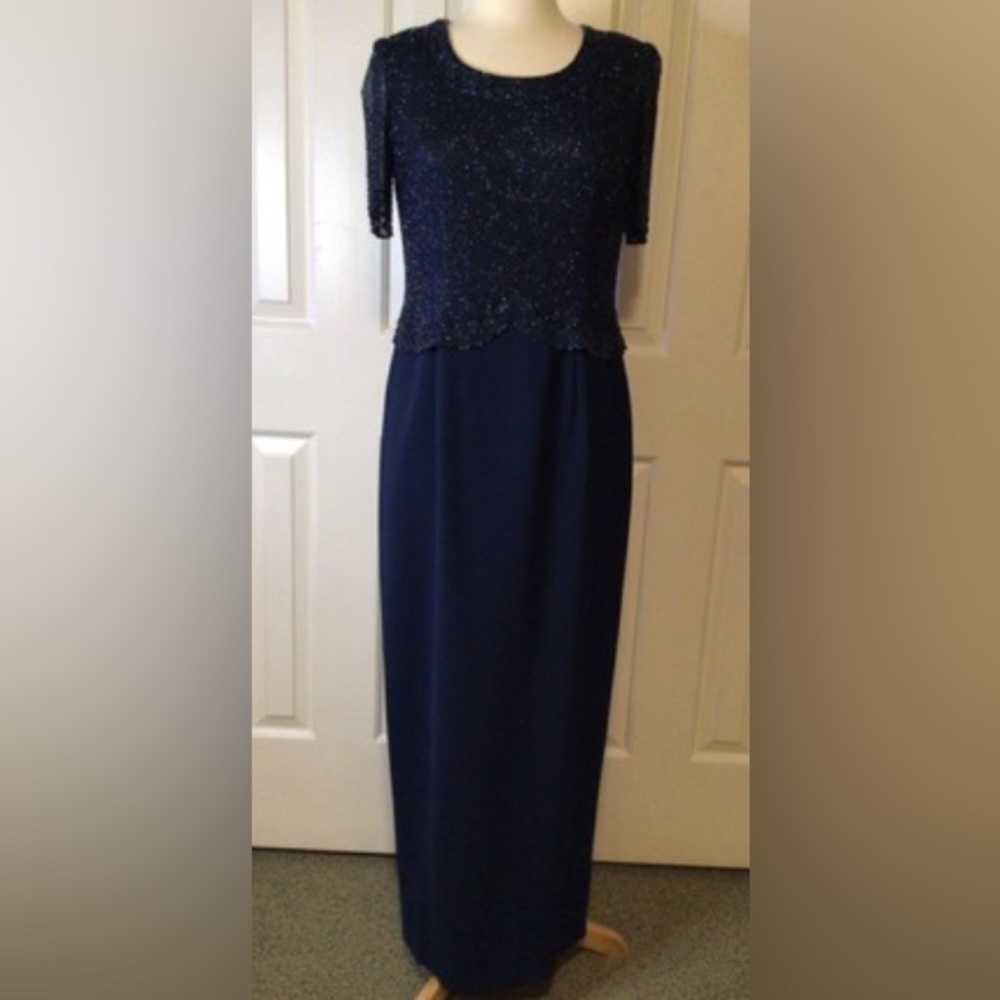 Avanti Designs Beaded Evening Gown